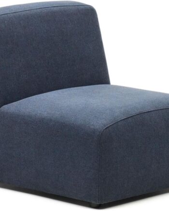 Sofa Modul Kave Home Neom   Blå Diy Modulsofa Til Stue 78x75x89 Cm