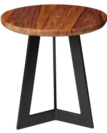 Sofabord   Industrielt Look  Sheeshamtræ  35   37   35 Cm  Brun