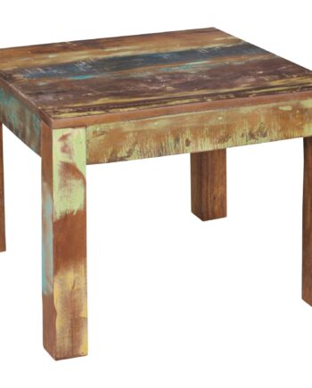 Sofabord   ægte Træ  Shabby Chic Look  60   47   60 Cm
