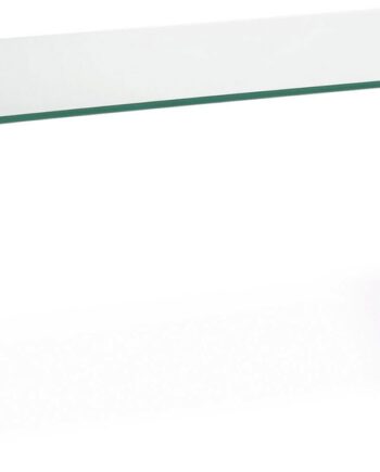 Sofabord Kave Home Burano   Klart Hærdet Glas 110   50   38 Cm