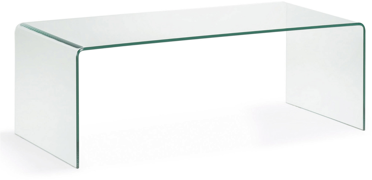 Sofabord Kave Home Burano Klart Hærdet Glas 110 50 38 Cm
