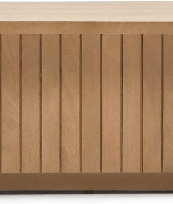 Sofabord Kave Home Licia Rund ø120x35 Cm Massivt Mangotræ Naturlakeret Bæredygtigt