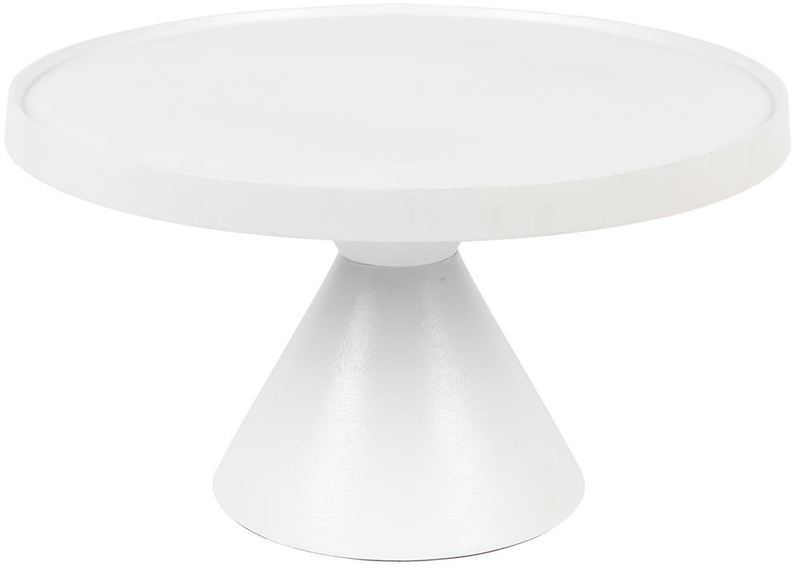 Sofabord Zuiver Floss Loungebord 60 Cm Offwhite Aluminium