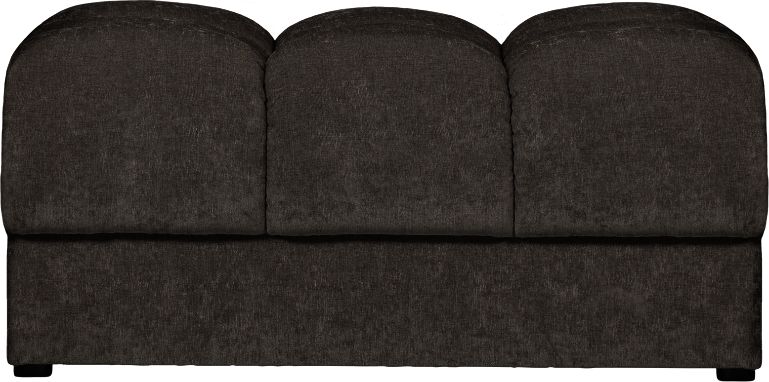 Sofapuf Ottoman Woood Second Date Antracit Polyester 42x82x61 Cm