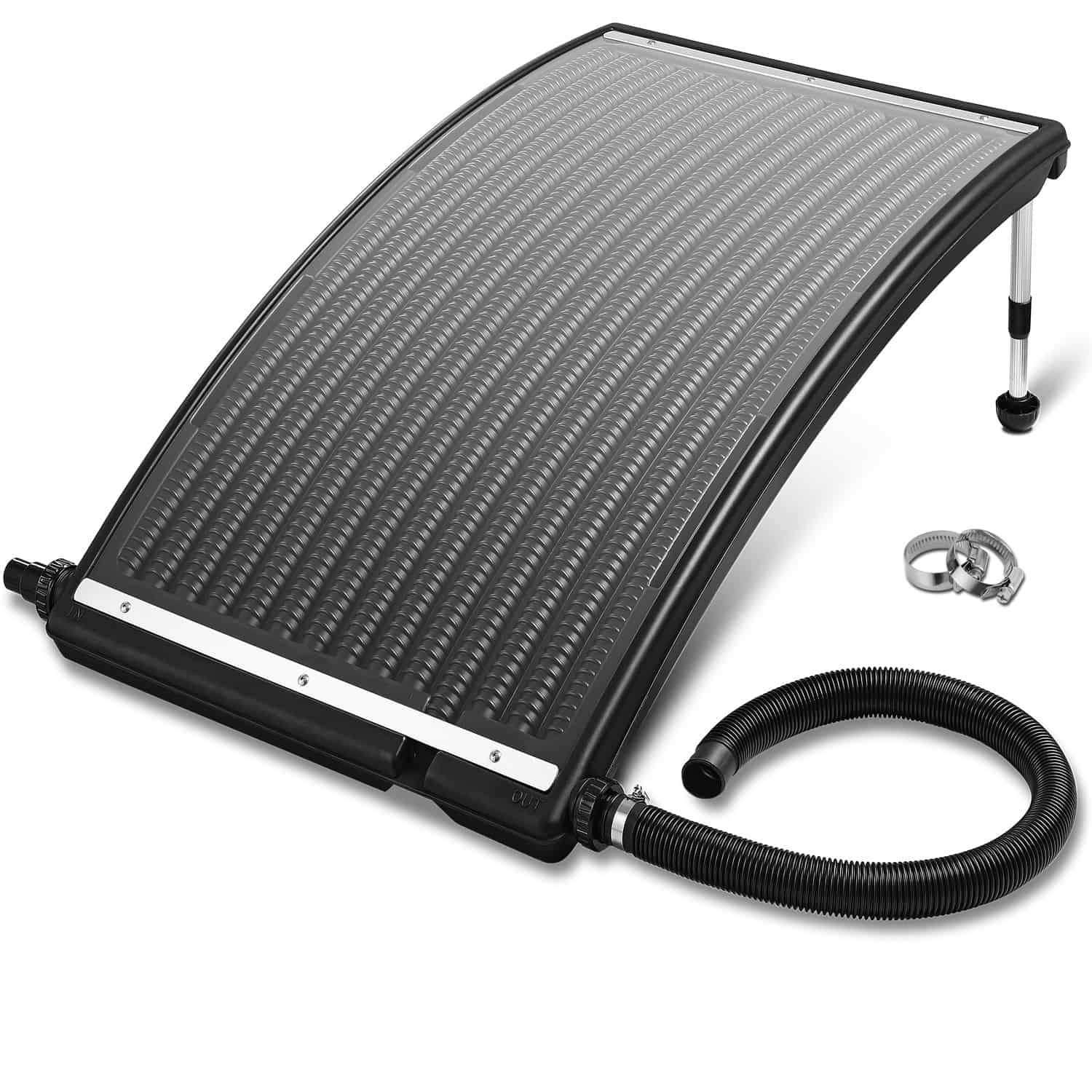 Solvarmepanel Til Poolopvarmning Antracit 110x69x14cm