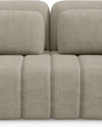 Sovesofa Maison Vellé Norvella  -personers  Bouclé Stof Quelle 05  Soveplads 200ã 160 Cm  Opbevaring
