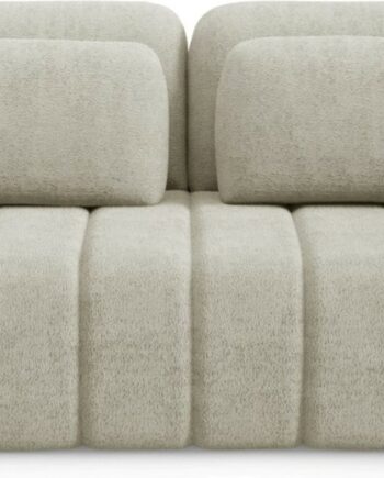 Sovesofa Maison Vellé Norvella  -personers  Bouclé-stof Quelle 03 100  Polyester  Soveflade 200x160 Cm  H95ã B266ã D110 Cm