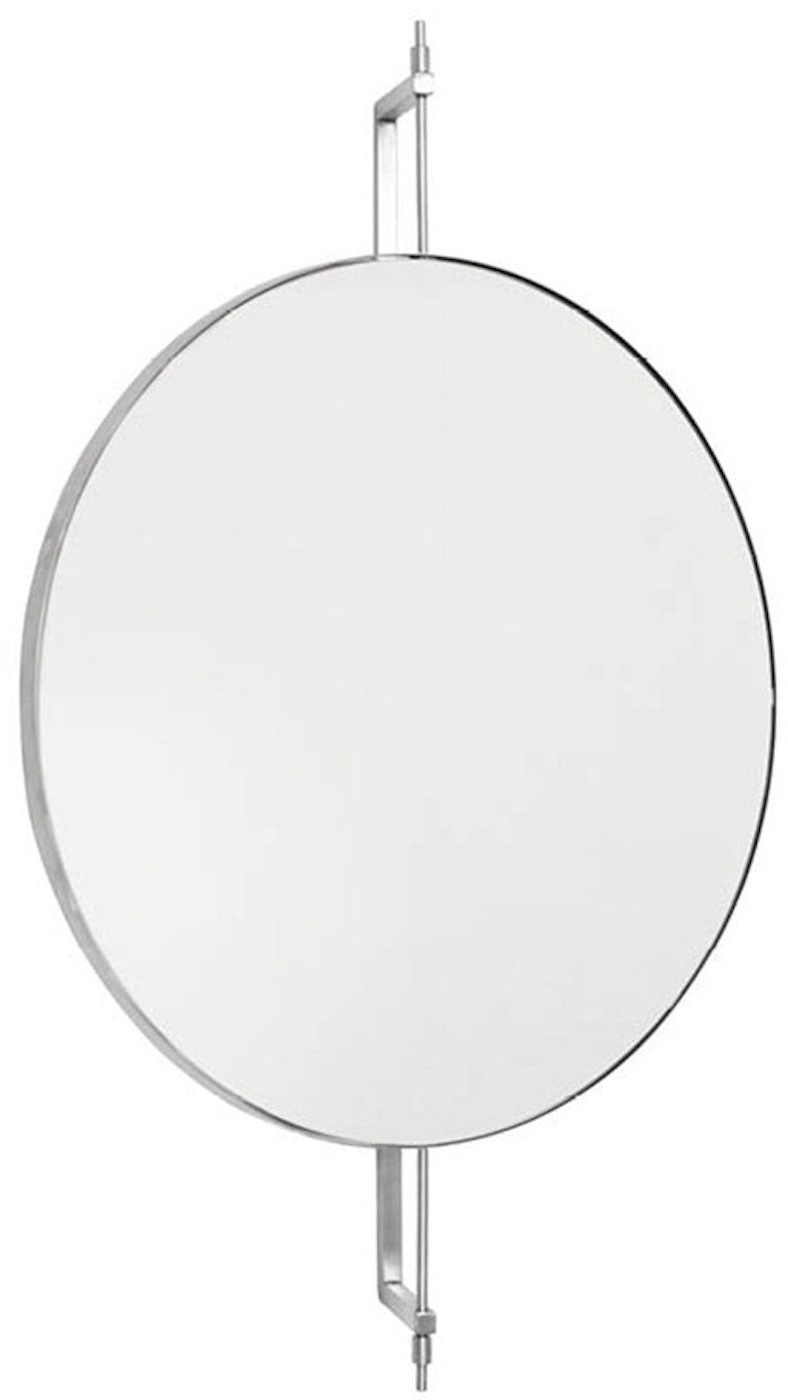 Spejl Kristina Dam Rotating Mirror Roterende Vægspejl Rustfrit Stål H91 D13 Cm