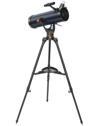 Spejlteleskop  114 Mm Objektivlinse    Okularer  Søgerkikkert  Aluminium  Mørkeblå