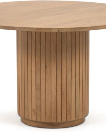 Spisebord Kave Home Licia   Massivt Mangotræ Bæredygtigt Moderne Nordisk Design ø120 H75