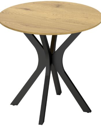 Spisebord  Køkkenbord  Rundt Bord  Moderne Design  78 Cm   78 Cm   75 Cm  Naturtræ