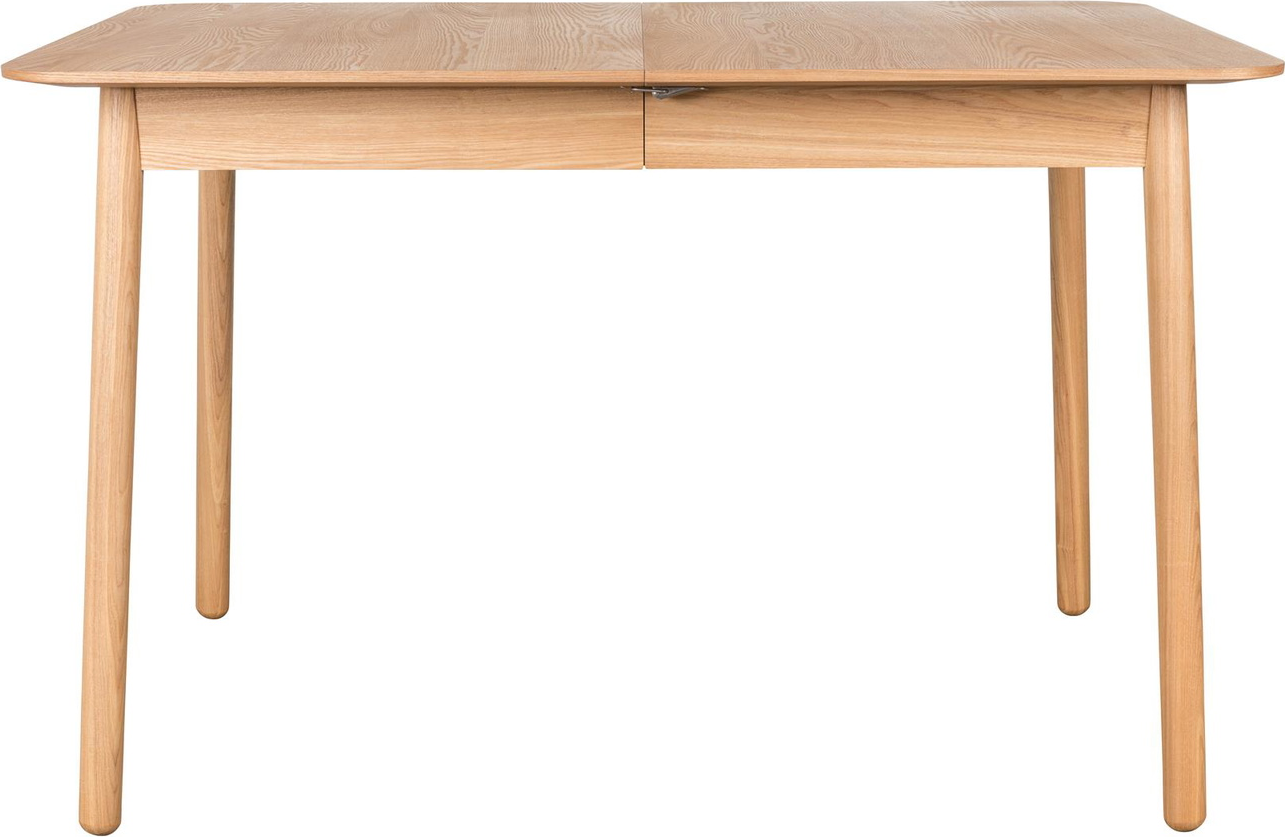 Spisebord Med Udtræk Zuiver Glimps Egetræsfinér Natur Asketræsben 120x80 Cm