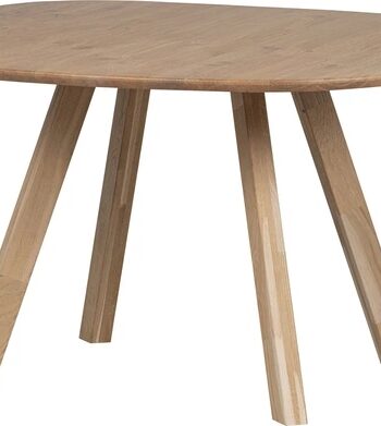 Spisebord Woood Tablo Plankebord Rund Fsc-certificeret Egetræ ø130 Natur