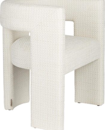 Spisebordsstol Dutchbone Chair Perlemor Polstret Stof Eukalyptustræ Trebenet Design H72xb62xd55 Cm