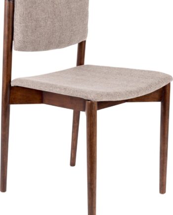 Spisebordsstol Dutchbone Torrance Polstret Polyester Spisestuestol Stenlysgrå H78 5ã B46ã L52   Cm