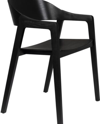 Spisebordsstol Dutchbone Westlake Antracit Egetræ Bøgetræ H76xb58xd52 Cm