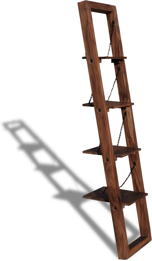 Stigereol Obuzi Hayfay Rosentræ Jern H185xb40xd43 Cm Mørk Natur Urban Opbevaringsreol