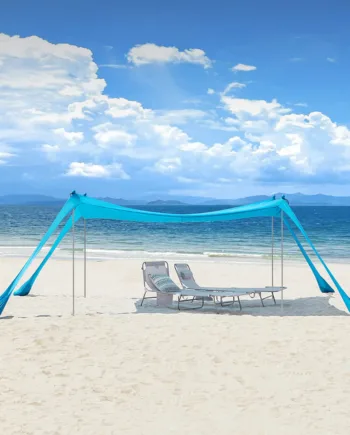 Strandtelt Perfekt Til Solbeskyttelse På Stranden  Upf 30  Turkis