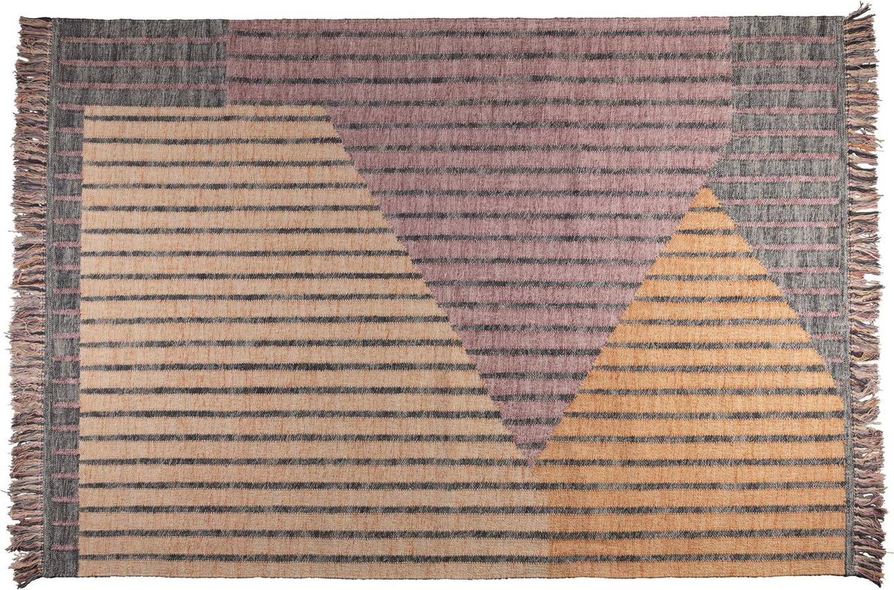 Tæppe Dutchbone Hampton Stengrå Bomuld Gulvtæppe 200x300 Cm