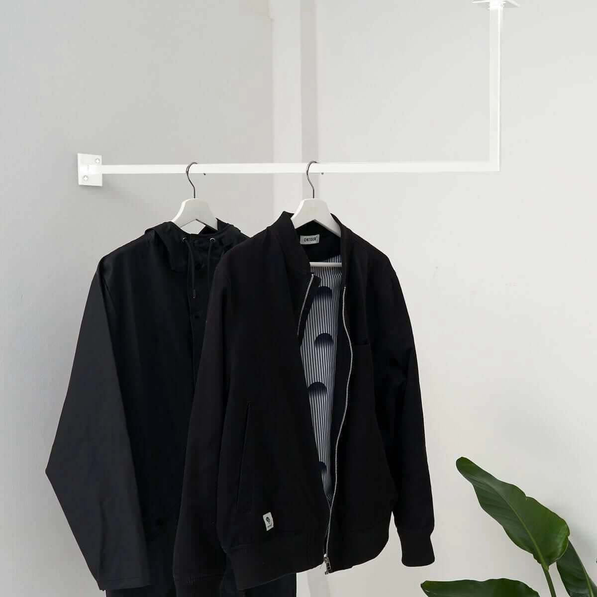 Tøjstang Simple Hangin  B100 Cm  Hvid  30 Cm
