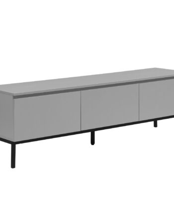 Tv-bord   Grå Med   Skuffer 150 Cm Grebsfrit Design