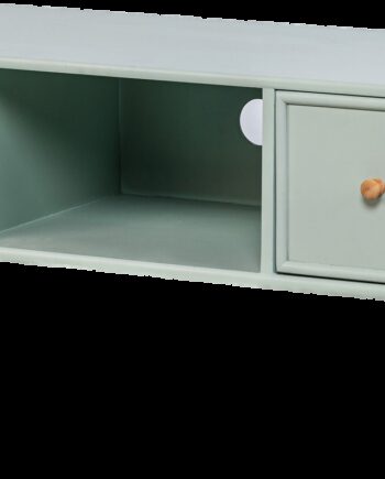 Tv-bord Nordlys Furniture Akita Fsc-bøgetræ Afdæmpet Grøn 100x40x46 Cm
