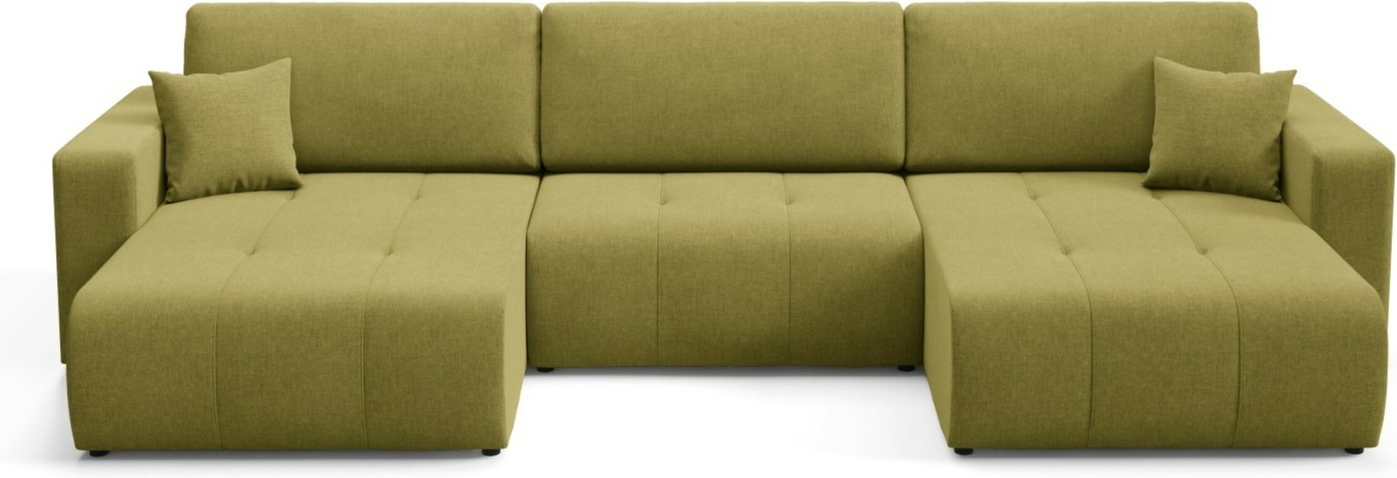 -sofa Maison Vellé Novento 345x149 Cm Wind 35 Stof Sovesofa 300x132 Cm Med Opbevaring Fuldpolstret Moderne