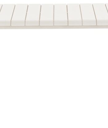 Udendørs Bænk  Havebænk Zuiver Vondel Offwhite Aluminium 129   Cm