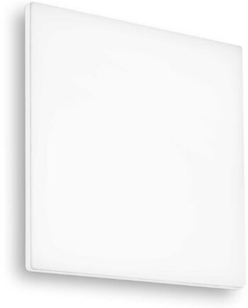 Udendørs Loftlampe Loftarmatur Ideal Lux Mib 30x30 Cm Hvid 20w Led 1650 Lm Ip65