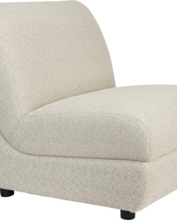 Udendørs Loungestol Zuiver Mississippi Lysgrå Vejrbestandig Havestol   Polyester Og Olefinfibre 100x82x83 Cm