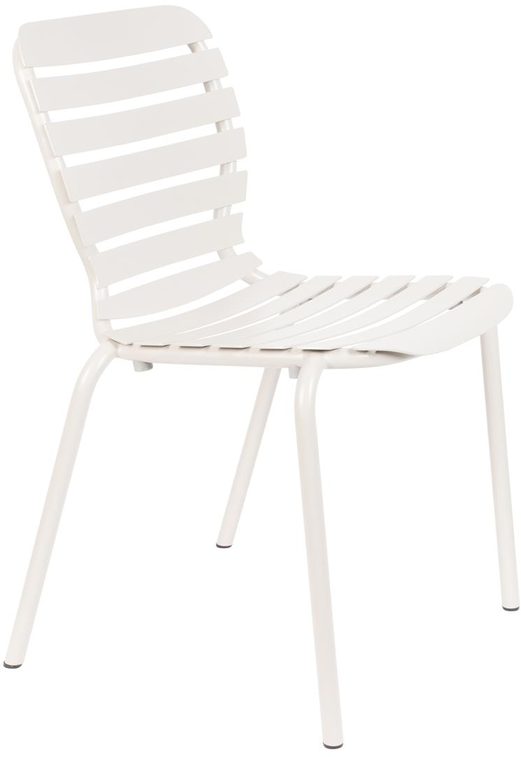 Udendørs Spisebordsstol Havestol Zuiver Vondel Offwhite Aluminium