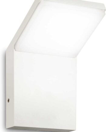 Udendørs Væglampe Ideal Lux Style Integreret Led 9w 750 Lm 3000k Ip54 Hvid