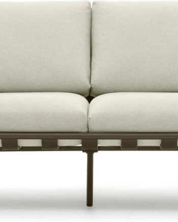 Udendørs  -personers Sofa Loungesofa Kave Home Joncols   Aluminium  Grøn Beige