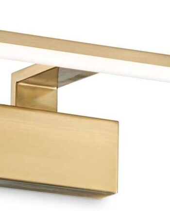 Væglampe Ideal Lux Alma Messing Metal Led 12w 1020 Lm H9ã B15ã L51 Cm