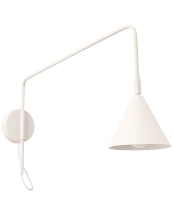 Væglampe Nox   Beige Med Kontakt