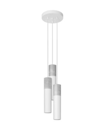 Vedhæng Lampe Borgio 3p Hvid