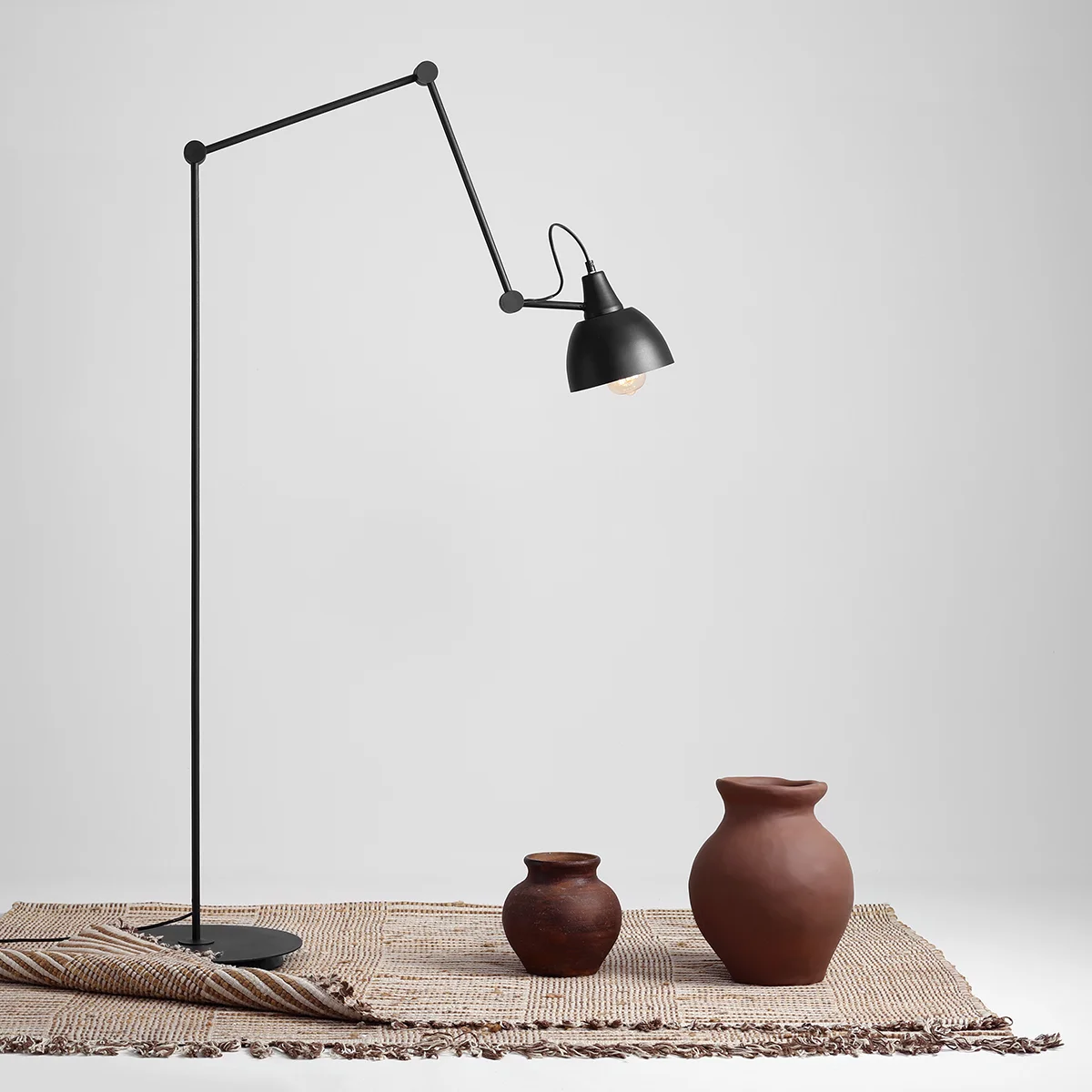 Verdi Gulvlampe Sort Metal