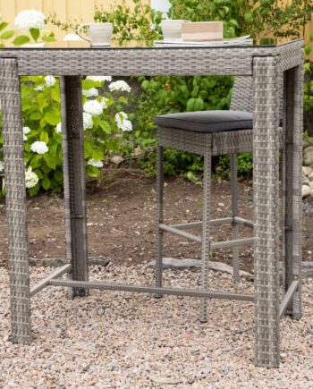 Vestone Barbord   Grå Kunst Rattan