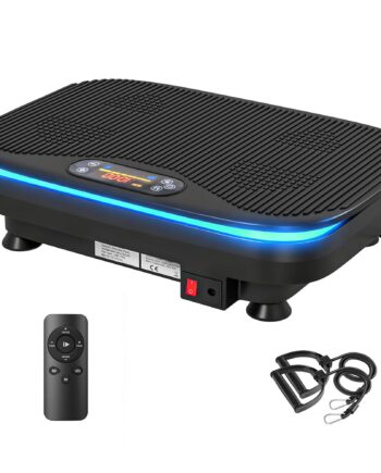 Vibrationsplade Med Bluetooth Og Fjernbetjening   99 Niveauer  Sort