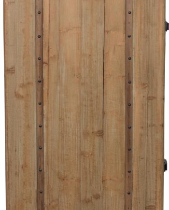 Vinskab Dutchbone Lico Nougat Grantræ Jern Med Skuffe H109   B50   D50 Cm Vinreol