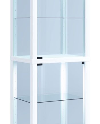 Vitrineskab   Glas  227   50   38 Cm  Hvid