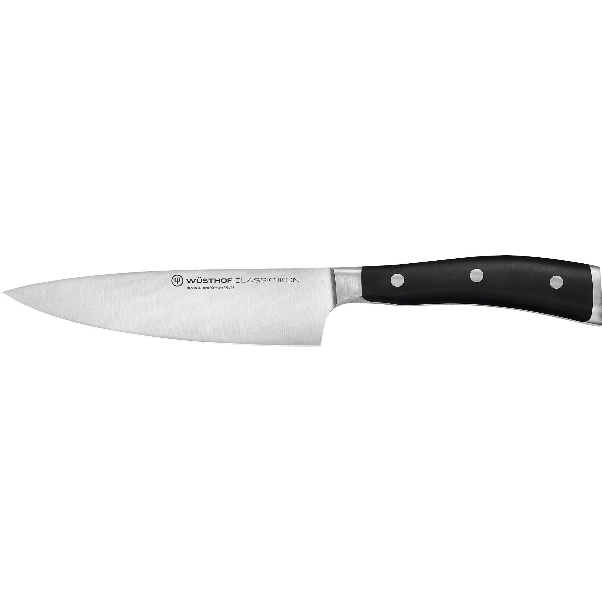 Wüsthof Classic Ikon Kokkekniv 16 Cm Sort