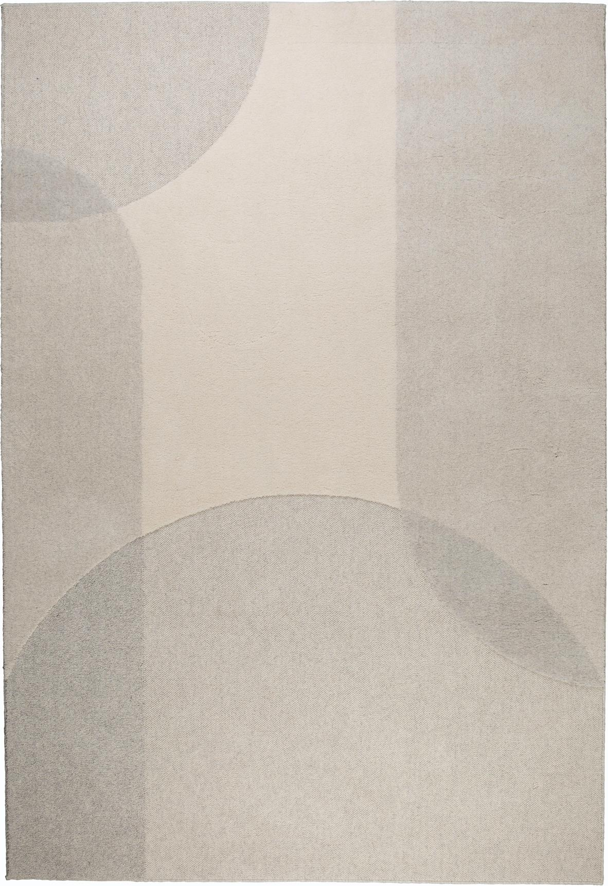 Zuiver Gulvtæppe Dream 70 Uld 30 Viskose Lysgrå 230x160 Cm Med Jute-bagside