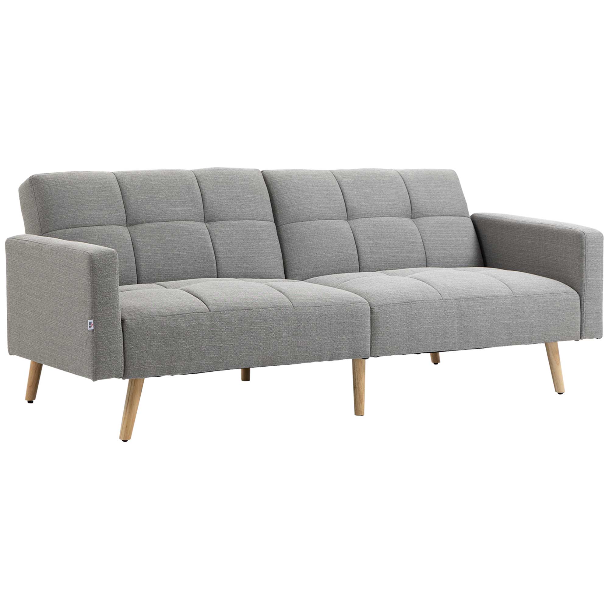 - - Sovesofa 205 88 Cm Sofa Med Sengefunktion Sofa Med Siddehynder Hørlook Grå