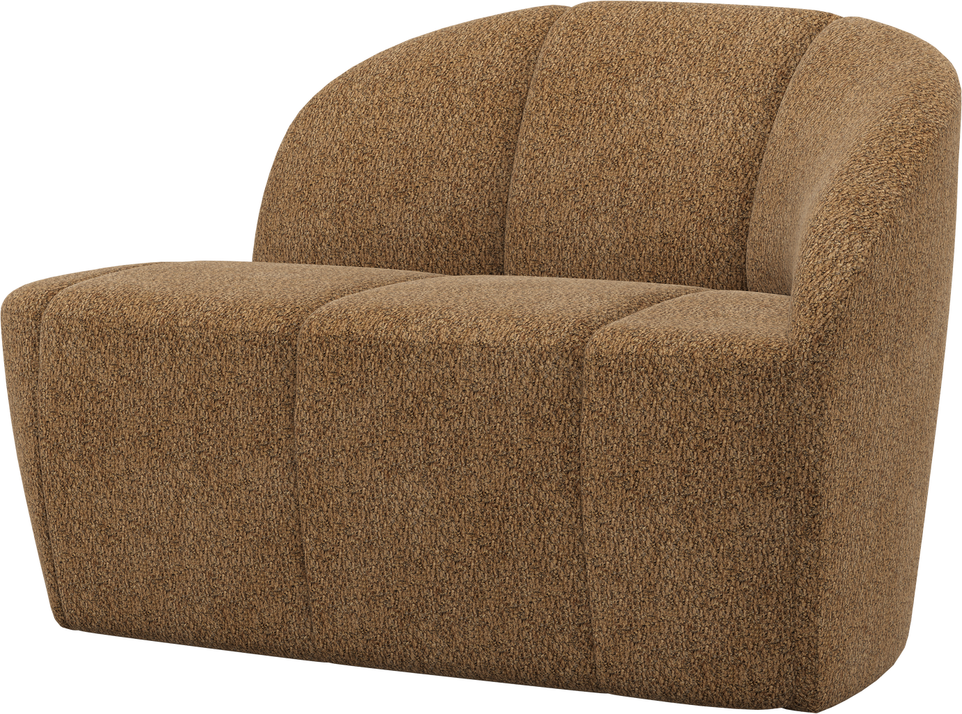 -personers Modulsofa Loveseat Woood Mojo Honninggul Chenille Valley Højre Modul H73 B112 D77 Cm