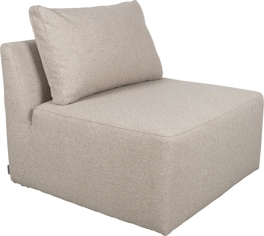 -personers Sofa Zuiver Element Prosper Stenlysgrå Polstret   Polyester