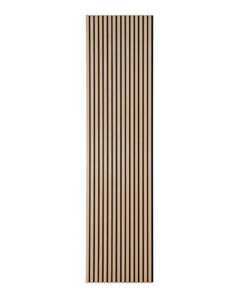 Akustikpanel Akustikpanel  Træfiner  Natur  Egetræslook 2400x600x22 Mm  Sæt Af   Stk