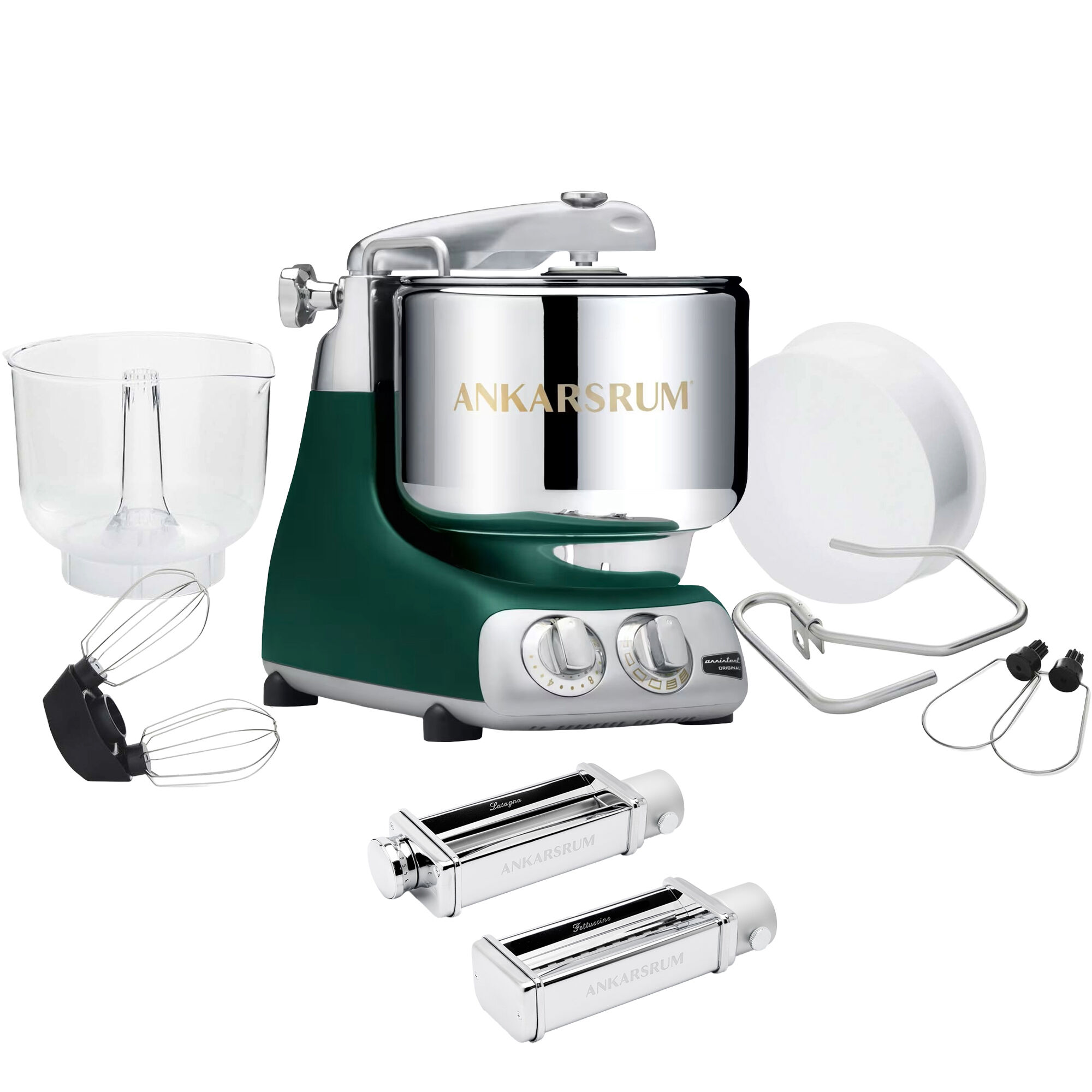 Ankarsrum Assistent Original Akm 6230 Køkkenmaskine Og Pastakit Forest Green