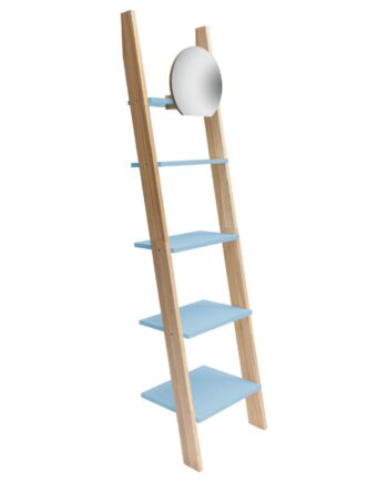Ashme Stigehylde Med Spejl 45x35x180cm Gentle Blue