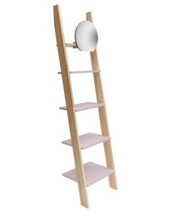 Ashme Stigehylde Med Spejl 45x35x180cm Pink